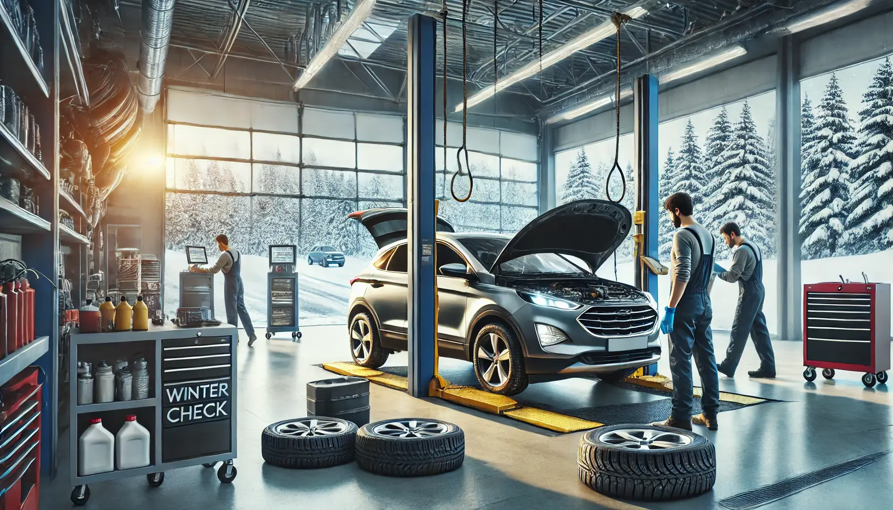 Wintercheck im Autohaus