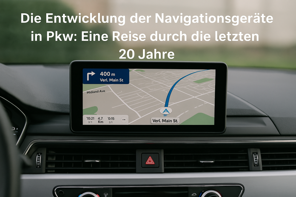 Die Entwicklung der Navigationsgeräte in Pkw: Eine Reise durch die letzten 20 Jahre