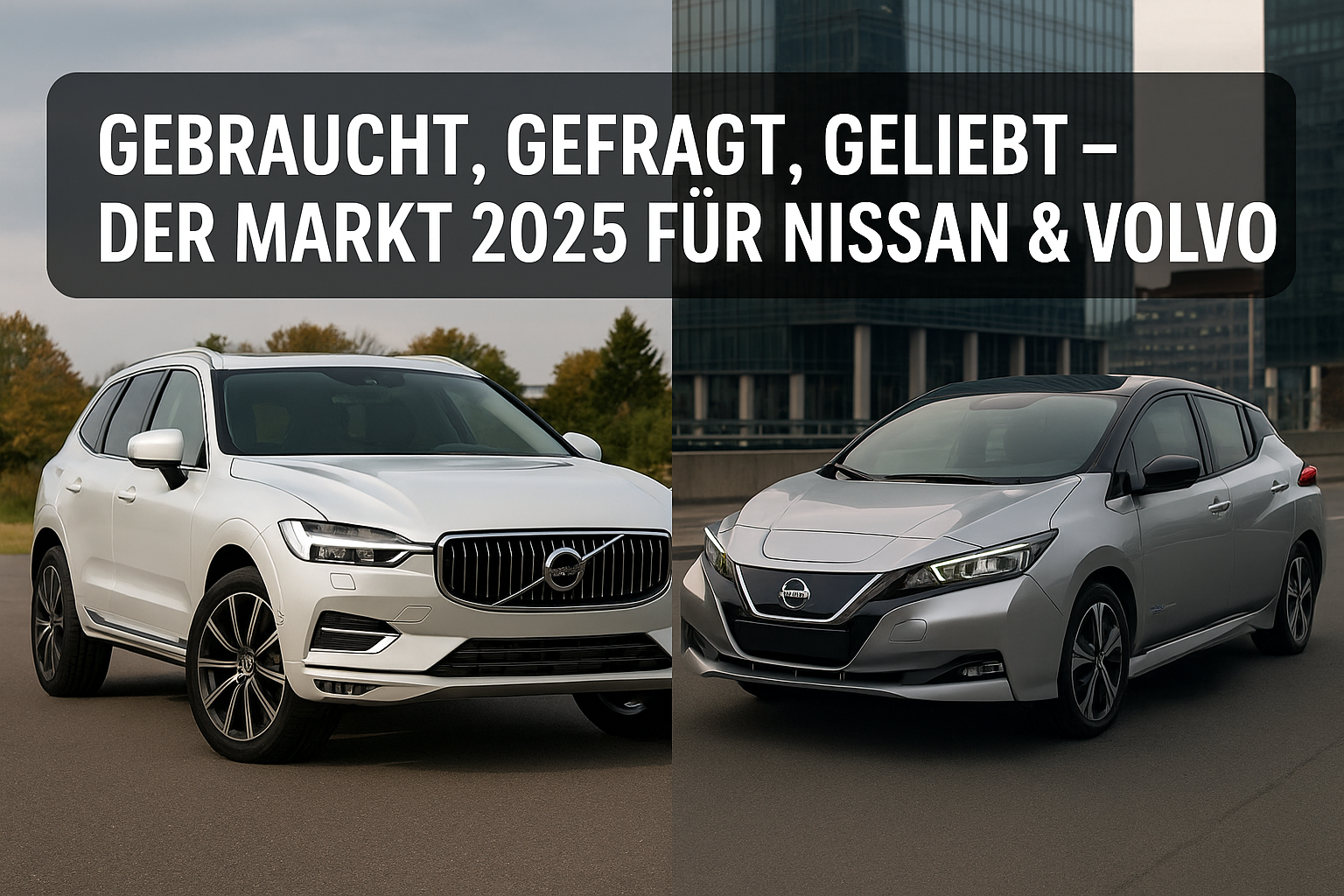 Gebrauchtwagenmarkt 2025: Was bei Nissan und Volvo aktuell gefragt ist