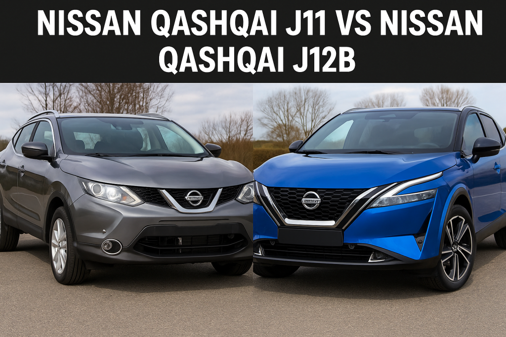 Vergleich Nissan Qashqai J11 vs. J12B – Evolution eines Bestsellers