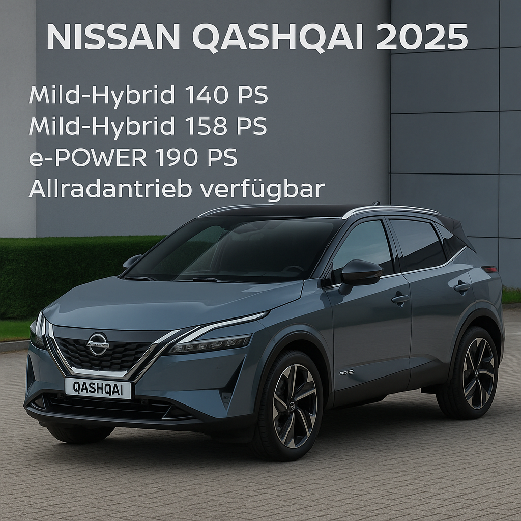 Nissan Qashqai 2025: Alle Motorisierungen im Überblick – inklusive Allrad?