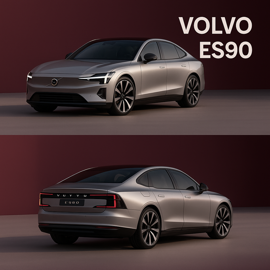 Der neue Volvo ES90 – Volvos elektrische Luxuslimousine für die Zukunft