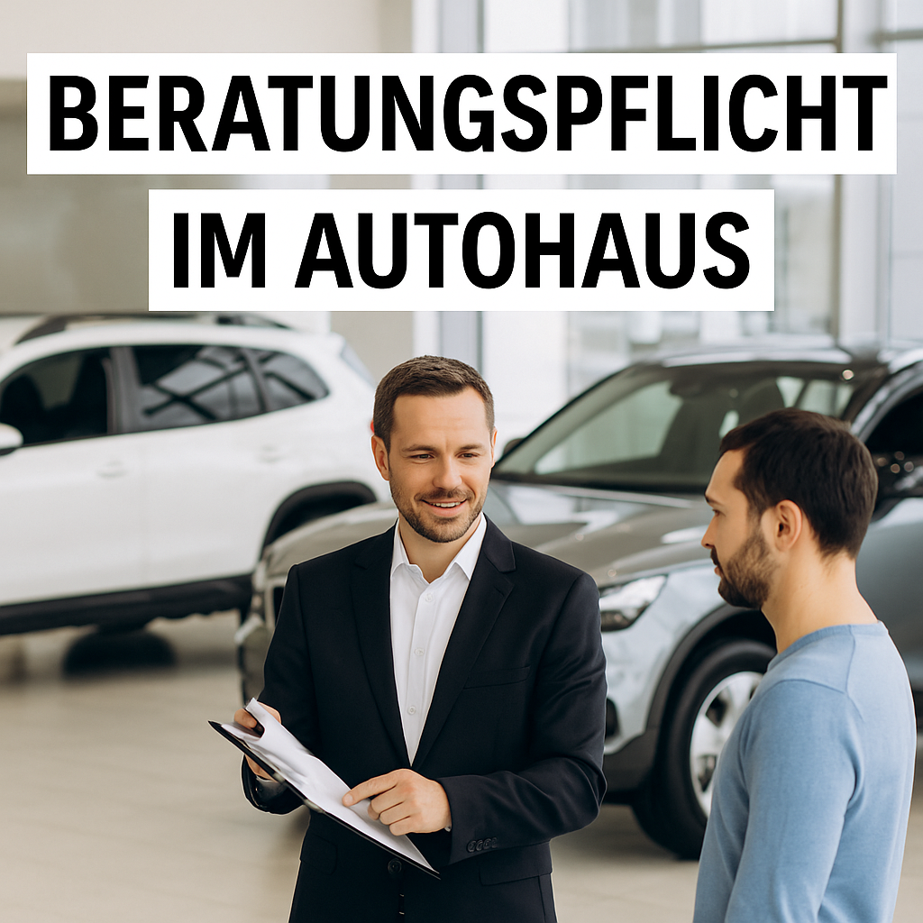 Beratungspflicht im Autohaus – Was Verkäufer leisten müssen (und dürfen)