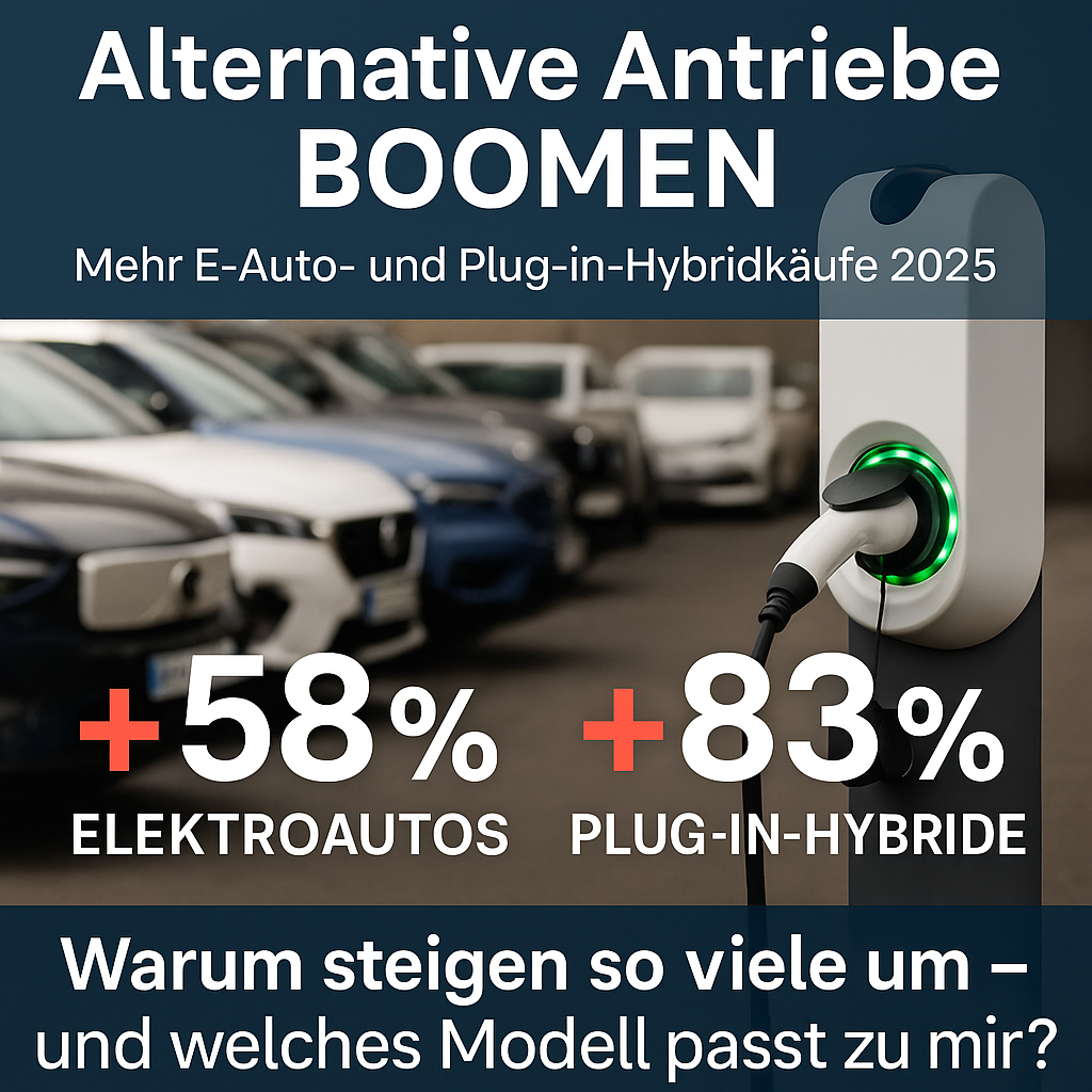 Nachhaltigkeit & alternative Antriebe boomen – Das bewegt den Automarkt 2025